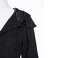 vintage coat asymmetric autumn black women gothic cotton blends trench winter overcoat cape lace up retro goth coats new