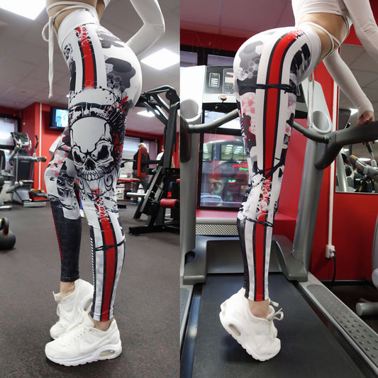 Skull 3D Print Fitness Leggings WOmen Sexy Leggings