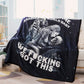 Skull Blanket 3D My Love for You Will Never Die150x200cm