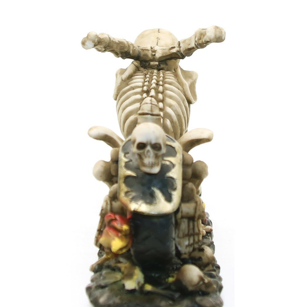 Skull Ghost Reaper Motorcycle Rider Speed King Skeleton Hell Rider