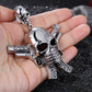 Skull Pendant Necklace European and American Stainless Steel Titanium