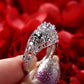 Skull Rings for Women Punk Style Jewelry CZ Stone Zircon Fashion Silver Finger Skeleton Vintage Retro European American Ring