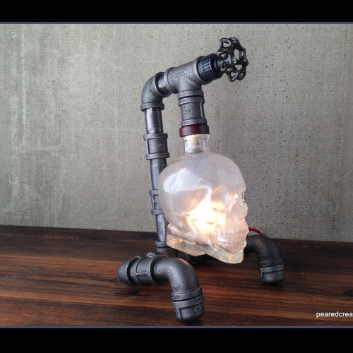 Skull Table lamp Retro Industrial style Creative Bar Wall Sconce Modern