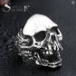 devil punk skull ring stainless steel vintage ring for men titanium steel drop shipping jewelry