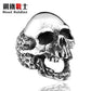 devil punk skull ring stainless steel vintage ring for men titanium steel drop shipping jewelry