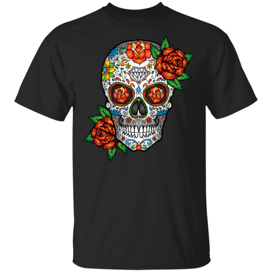 Sugar Skull Day of the Dead Los Muertos T Shirt