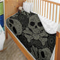 Super Soft Skull Bone Tapestry Wall Bedspread Beach Towel Mat Blanket Table Beach Towel