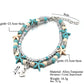 Tenande Bohemian Shell Beads Starfish Anchor Anklets Bracelets for Women Beach Leg Chain Ankle Chain Sandals Foot Jewelry