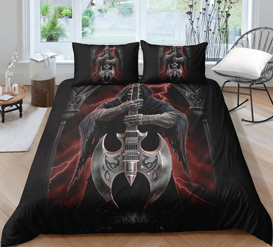 Unique Designed Skull Bedding Set Popular Hot Duvet Cover Set