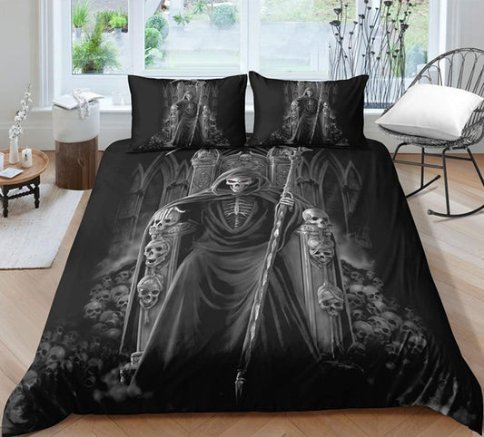 Unique Designed Skull Bedding Set Popular Hot Duvet Cover Set