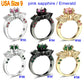 Brand New Arrival Creative Black Silver Gold colour Wing Skull Ring with AAA Zirconia Crystal Plated Party Jewelry