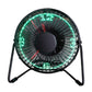 Top quality USB led cooling Fan Iron art 0.5KG operation super mute silent Desk USB Mini Fans working with PC Laptop power bank