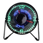 Top quality USB led cooling Fan Iron art 0.5KG operation super mute silent Desk USB Mini Fans working with PC Laptop power bank