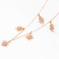 Trendy CZ Crystal Star Pendant Necklace Gold Silver Color Chain Choker Necklace for Women Jewelry Wedding Party Christmas Gift