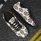 Brand Design Sugar Skull Printing Sneaker for Women Breathable Casual Outdoor