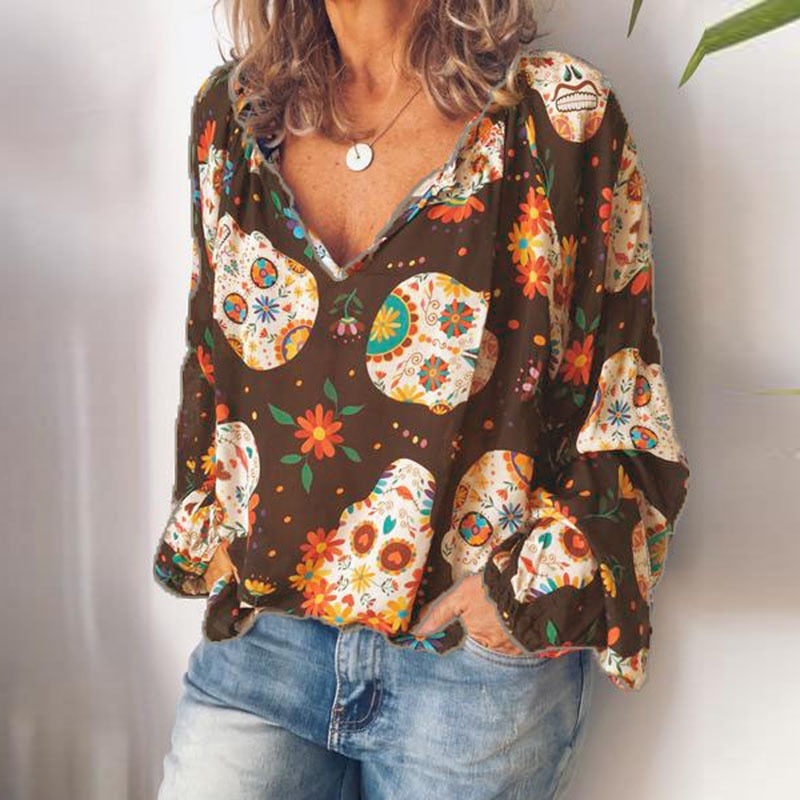 Women Blouses Spring Summer Fashion Long Sleeve