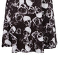 Women Summer Sleeveless Mini Dresses Plaid Skull Print Camouflage Ladies Sexy Sling Short Dress