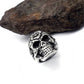 Vintage Europe Silver-Color Stainless Steel Skull Rings Party Men Ring Rock Punk Rings Jewelry