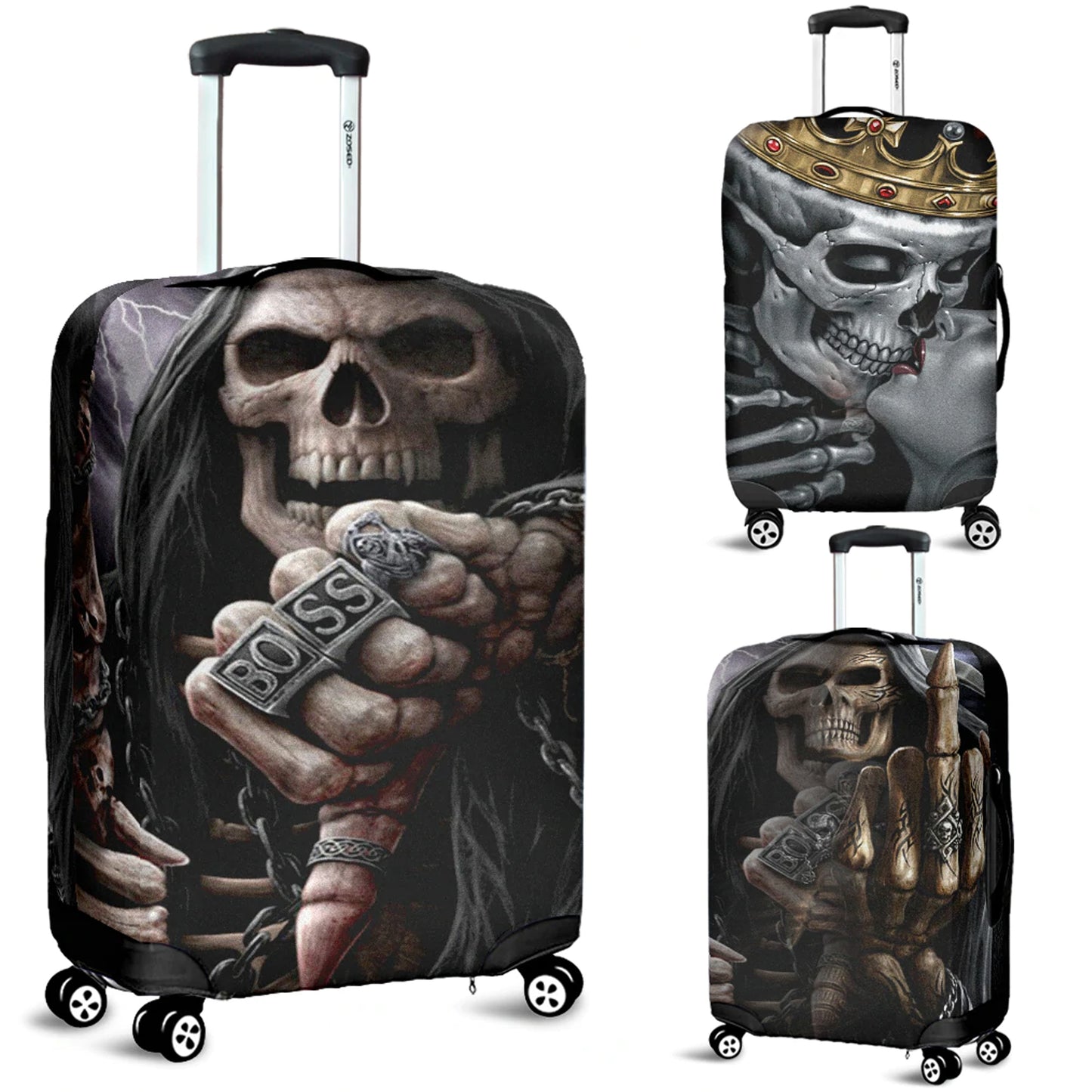 Skull King luggage covers, suitcase cover