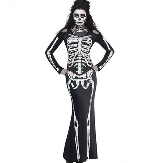 Skeleton Dress Adult Scary Skull