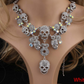Metal Skull Pendant Crystal Chokers Skeleton Necklaces for Women's Fashion Vintage Imported Female Accessory