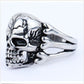aimeilai Skull Ring Man's Ring Gothic Men's Skull Flower Biker Zinc alloy Ring Man fashion rings