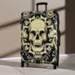 Gothic skull Suitcases, Halloween skull grim reaper suitcase luggage