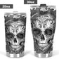 Sugar skull day of the dead tumbler cup