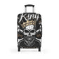 KING skull Suitcases, skull luggage, grim reaper skull luggage, skeleton suitcase luggage