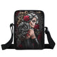 Dark Gothic Angel Skull Mini Messenger Bag Girls Ladies Shoulder Bags Grim Reaper Punk Women Cross Bag Kids Gift Bags Bookbag