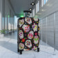 Day of the dead sugar skull Suitcases, floral skull suitcase luggage, sugar skull luggage, dia de los muertos suitcase
