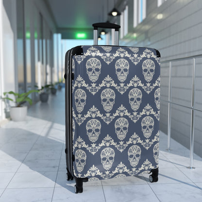 Sugar skull Day of the dead Suitcases, Sugar skull luggage, Dia de los muertos luggage suitcase