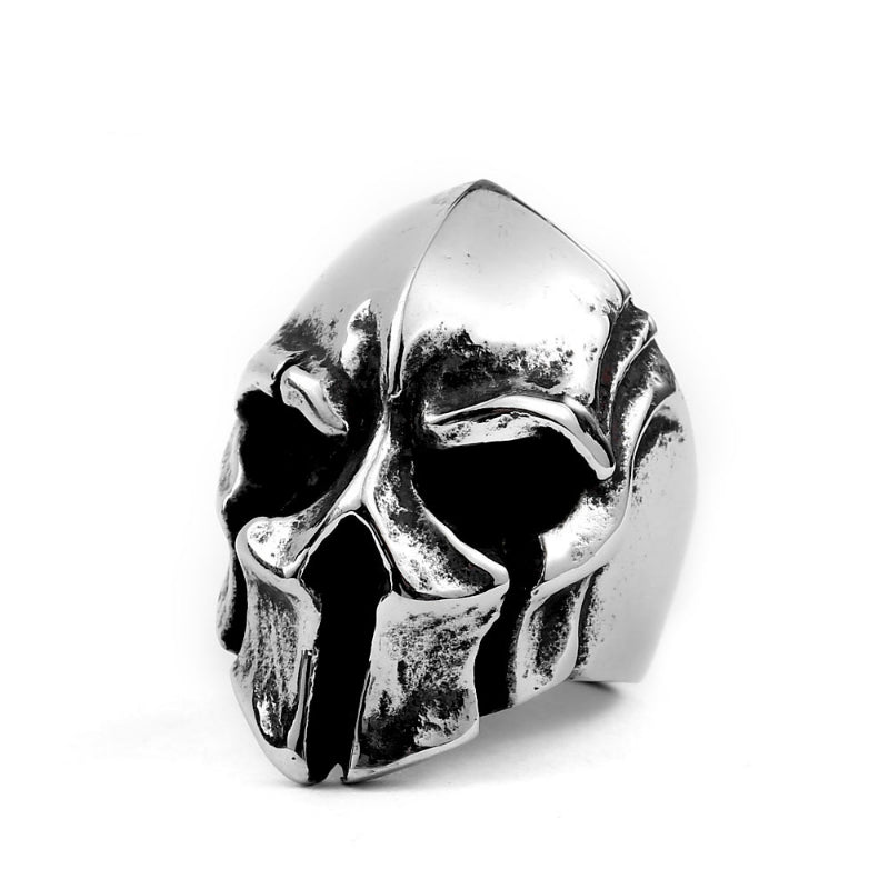 good detail factory price men punk skull ring stainless steel fashion jewelry