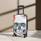 Grim reaper skull Suitcases, Halloween gothic skull suitcase luggage, day of the dead suitcase luggage