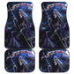 Set 4 pcs Gothic awesome skull car mats