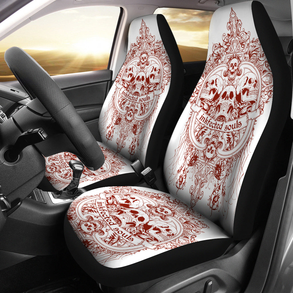 Inkfected souls skull seat covers