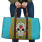 Sugar Skull Bandana Travel Bag