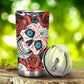 Sugar skull tumbler mug cup