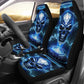 Awesome skull car seat cover