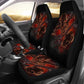 Set of  2pcs skull car seat covers