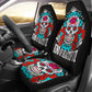Beautiful Sugar skull car seat cover