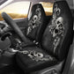 Set of 2 - Skull floral - Car Seat Covers