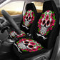Sugar skulls car seat cover