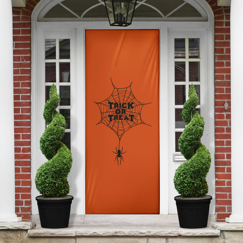 Trick or Treat Web - Halloween Door Sock