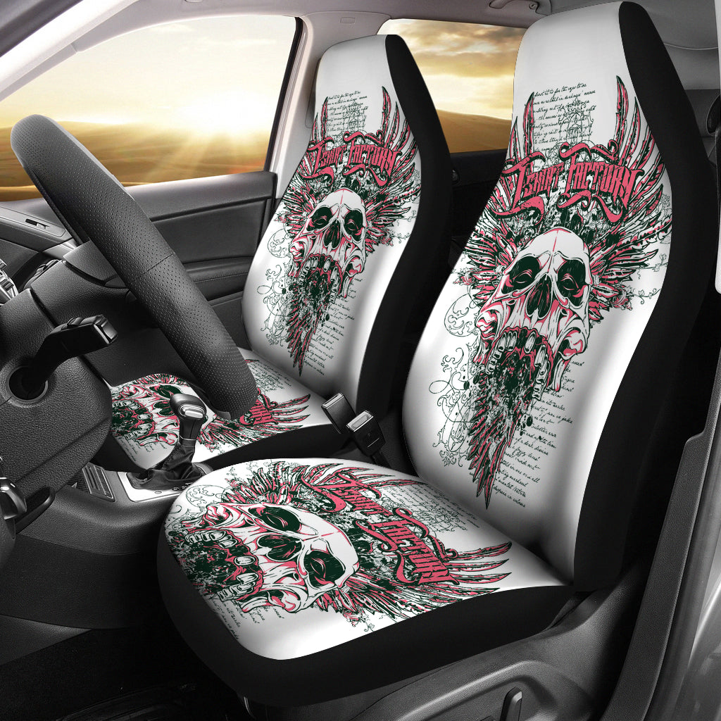 Skull seat cover for car -  truck