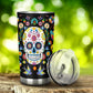 Mexican calaveras sugar skull tumbler mug