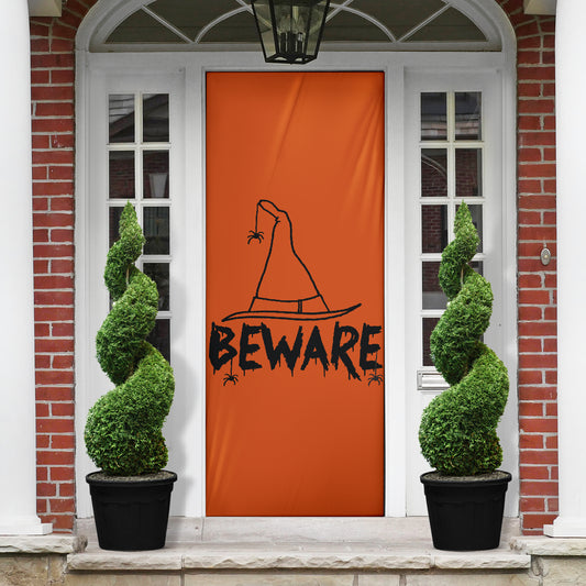 Beware Witches Hat - Halloween Door Sock