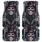 Set 4 pcs gun skull car mats
