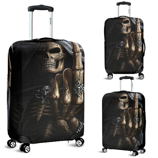 Gothic skull grim reaper luggage cover suitcase covers