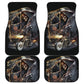 Set of 4 pcs grim reaper awesome skull car mats
